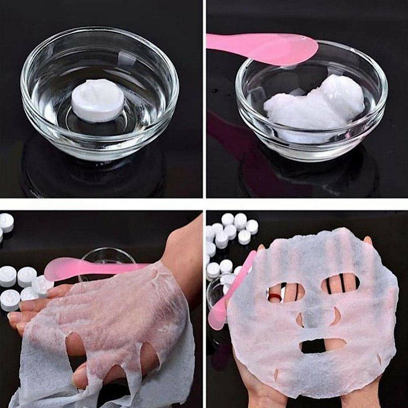 قرص ماسک صورت فشرده بسته 25 عددی