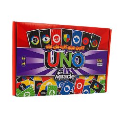 بازی فکری و گروهی UNO جعبه 120 کارت